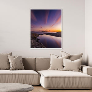 Solnedgång vid Smithska Udden – Näset, Göteborg | Canvas