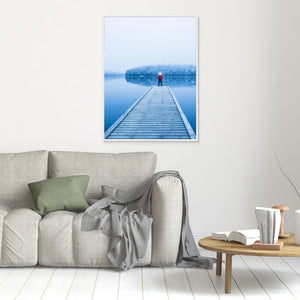 I frostens stillhet vid Kåsjön - CANVAS