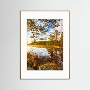 Spegling vid Stora Kåsjön – Partille kommun | Fine Art Print