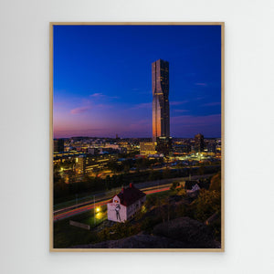 Gryning över Karlatornet – Göteborg | Canvas