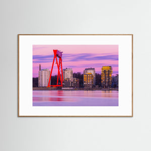 Eriksbergskranen vid Göta älv – Göteborg | Fine Art Print