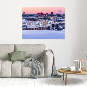 Göteborg – Gryning över Hisingen | Canvas