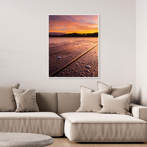 Morgonljus i droppar – Stensjön, Mölndal | Canvas