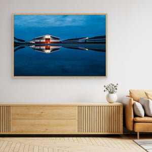 Blå timme vid Lagunen - CANVAS