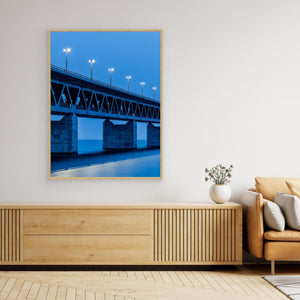 Öresundsbron – Blå timmen över bron mellan Sverige och Danmark - CANVAS
