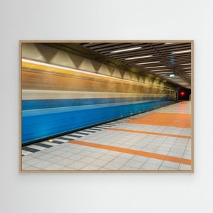Göteborg – Spårvagn i rörelse i Hammarkulletunneln | Canvas