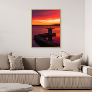 Glöd över Brottkärr - CANVAS