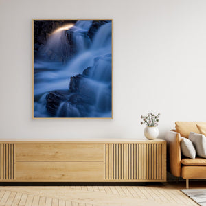 Solglimt över Kvarnströmmen - CANVAS