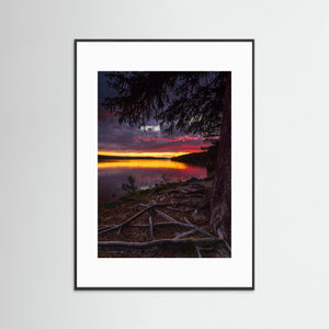 Solnedgång över Burusjön – Idre, norra Dalarna | Fine Art Print 