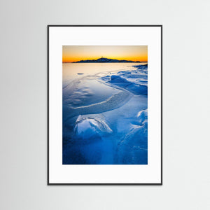 Isformationer vid Stora Amundön Göteborg – Vinter vid havet | Fine Art Print