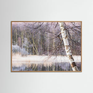 Frostig morgon vid Ståloppet – Rådasjön och Stensjön, Mölndal | Fine Art Print