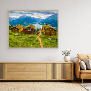 Utsikt över fjorden - CANVAS