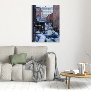 Mölndal – Kvarnbyns vinterfall | Canvas