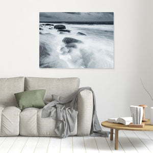 Storm vid Näsbokrok – Kustlandskap i Kungsbacka | Canvas