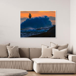 Stormens kraft – Väcker fyr, Tjurpannan | Fine Art Print