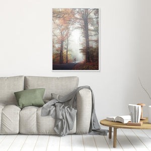 Dimma vid skogsvägen - CANVAS