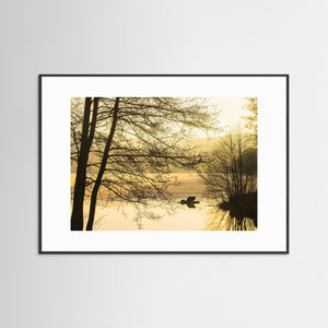 Soluppgång vid Stensjöns utlopp – Mölndal | Fine Art Print