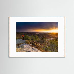 Solnedgång vid Göddered-Hakered naturreservat – Hisingen | Fine Art Print