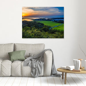 Solnedgång över Björlanda kile och Store Udd – Hisingen | Canvas