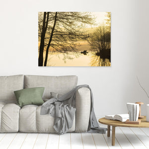 Soluppgång vid Stensjöns utlopp – Mölndal | Canvas