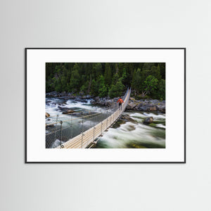 Hängbron över Handölsforsen – Åre, Jämtland | Fine Art Print