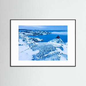 Vinter vid Smithska udden Göteborg – Hav, klippor och stillhet | Fine Art Print