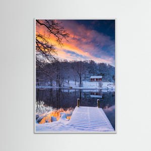 Brostugan vid Ståloppet i vinterljus – Gunnebo, Mölndal | Fine Art Print 