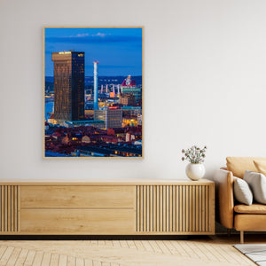 Blå timmen över Göteborg - CANVAS