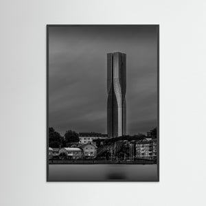 Karlatornet i svartvitt – Göteborgs skyline | Fine Art Print 
