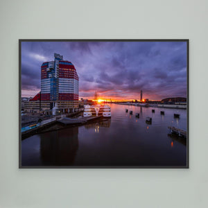 Solnedgång vid Läppstiftet - CANVAS