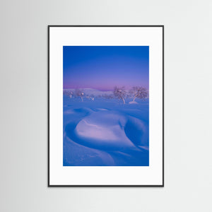 Snöformation i kvällsljus – Långfjället, Grövelsjöfjällen | Fine Art Print