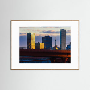 Göteborg skyline i kvällsljus – Gårda och Röde Orm | Fine Art Print