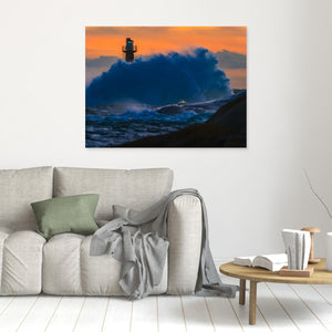Stormens kraft – Väcker fyr, Tjurpannan | Fine Art Print