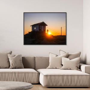 Solnedgång vid Mönster Lotsutkik - CANVAS