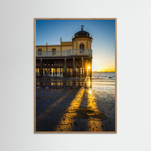 Solnedgång vid Varbergs kallbadhus – Varberg | Fine Art Print 