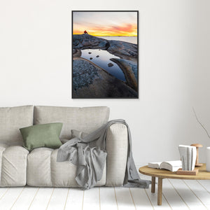 Kvällsljus över Stora Amundön - CANVAS
