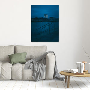 Göta älv i skymning – Gamlestaden Göteborg | Canvas