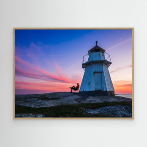 Stillhet vid Bua fyr - CANVAS