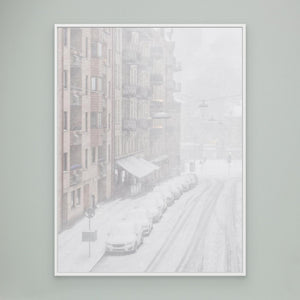 Snöstorm över Prinsgatan - CANVAS