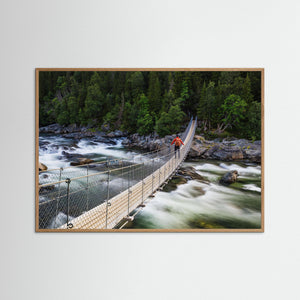Hängbron över Handölsforsen – Åre, Jämtland | Fine Art Print