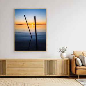 Solnedgång vid Stegerholmen – Göteborgs kust | Canvas