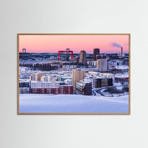 Göteborg – Gryning över Hisingen | Fine Art Print