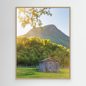 Sommarkväll vid Mittåkläppens fot - CANVAS