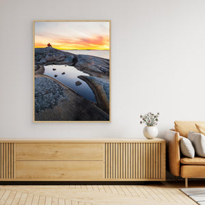 Kvällsljus över Stora Amundön - CANVAS