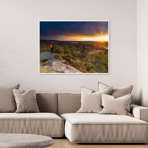 Solnedgång vid Göddered-Hakered naturreservat – Hisingen | Canvas