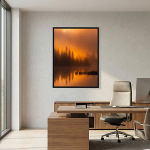 Gyllene morgon – Vannin, Hemsedal | Fine Art Print