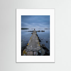 Vid bryggans slut i Brottkärr | Fine Art Print från Göteborg
