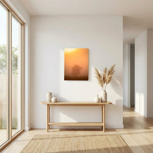 Ensam i morgondimman – Hemsedal, Norge | Canvas