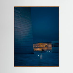 Blå timmen - Operahuset i Oslo | Canvas