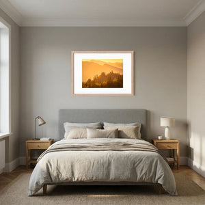 Gyllene kvällsljus - Hemsedal, Norge | Fine Art Print